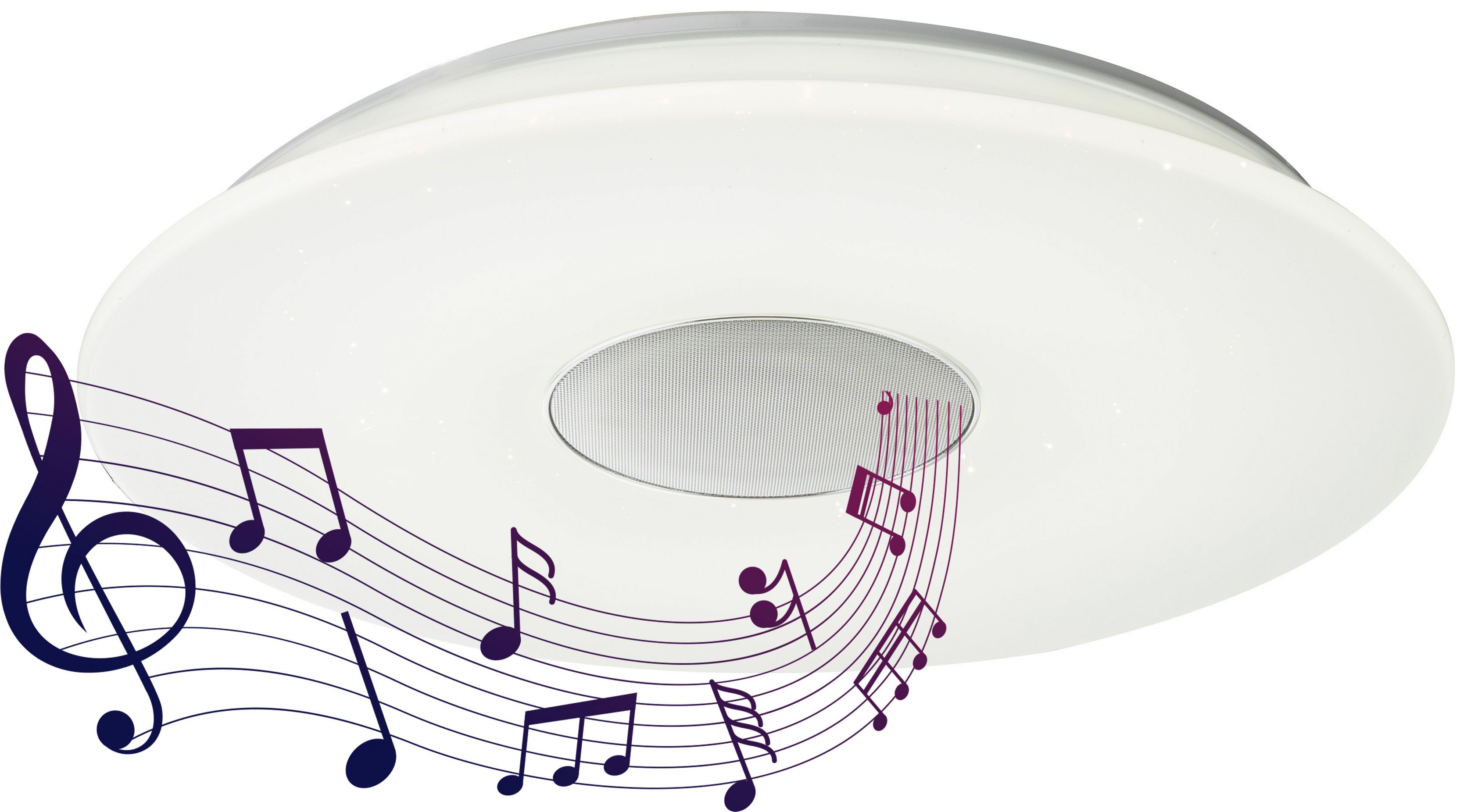 Deckenleuchte - Kunststoff Opalweiß