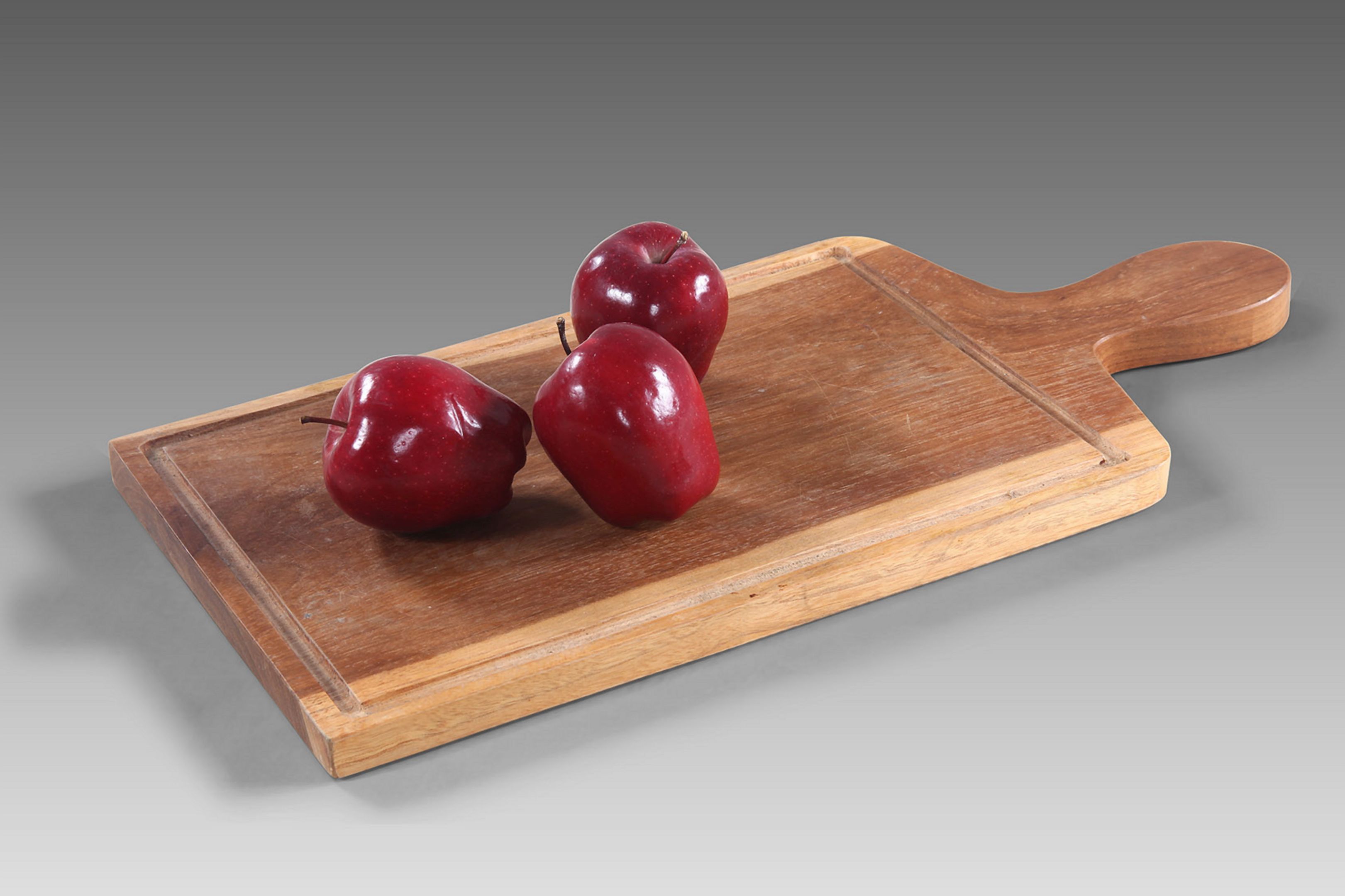 Schneidbrett mit Griff - Teak natur B/H/T ca. 50 x 2 x 25 cm