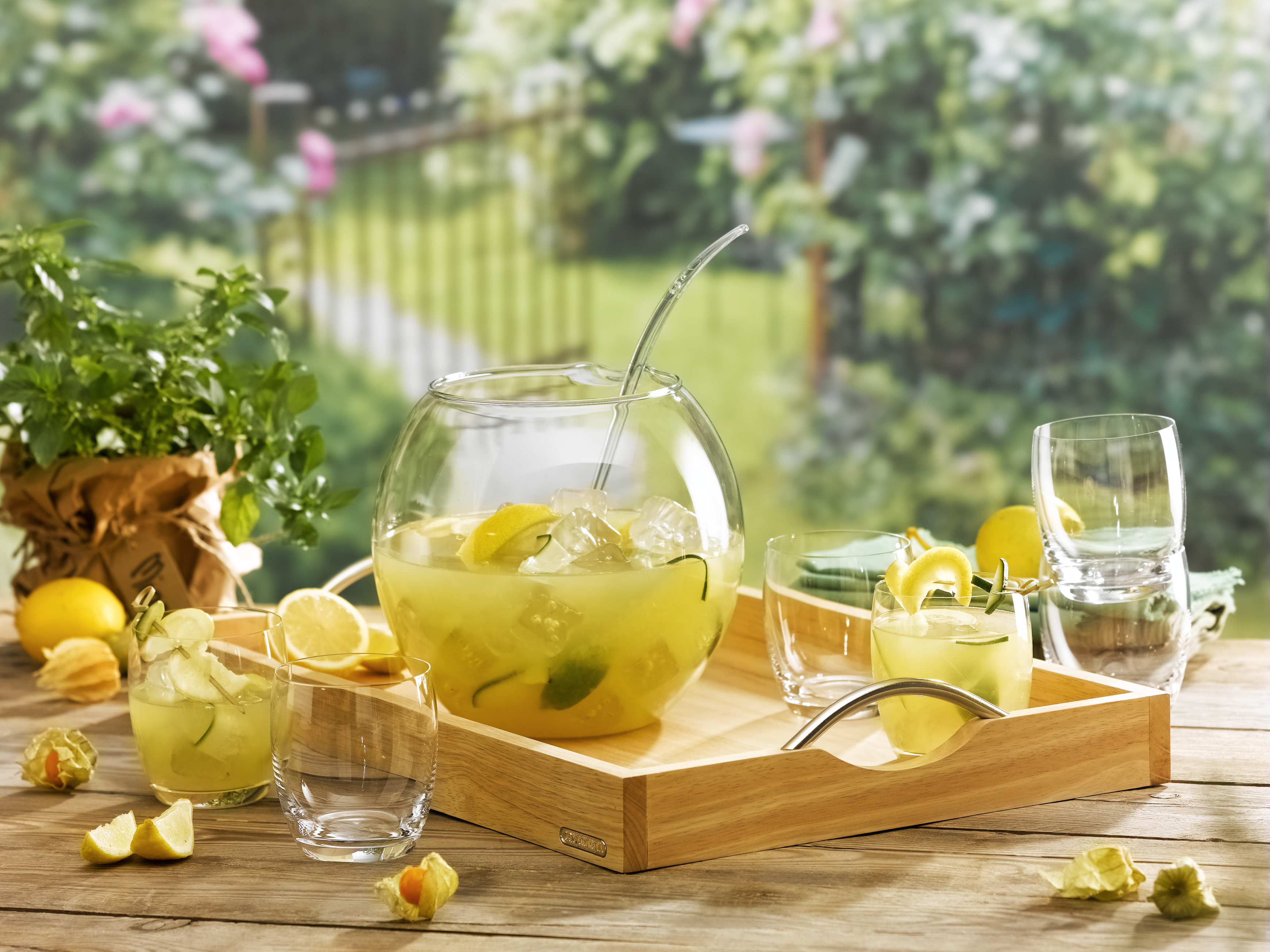 Tablett - 53 x 35 x 5cm, Holz