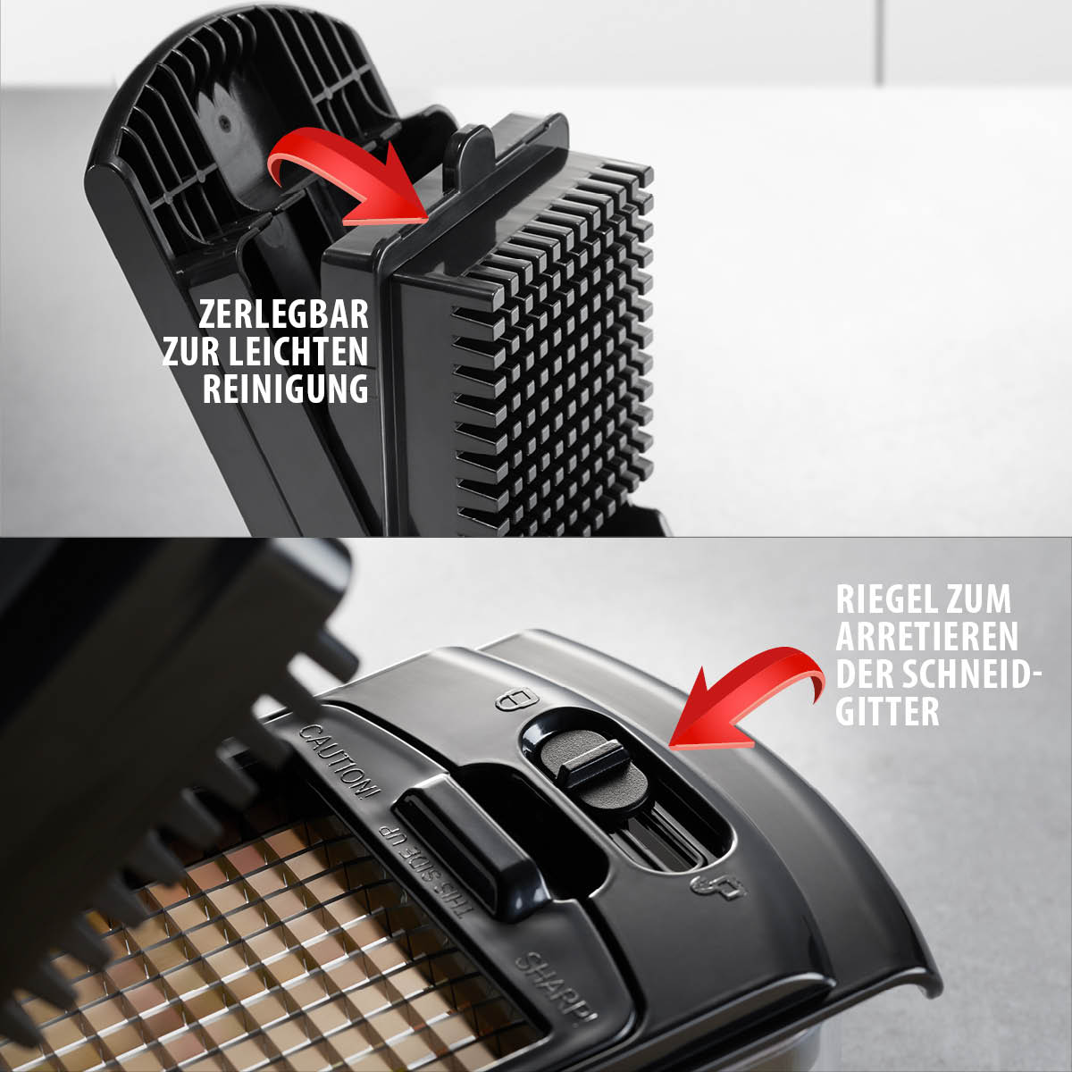 GEFU Würfel-und Stifteschneider TREPPO