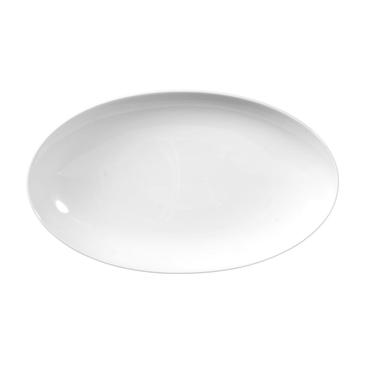 7 Rondo/Liane - Servierplatte oval Weiß