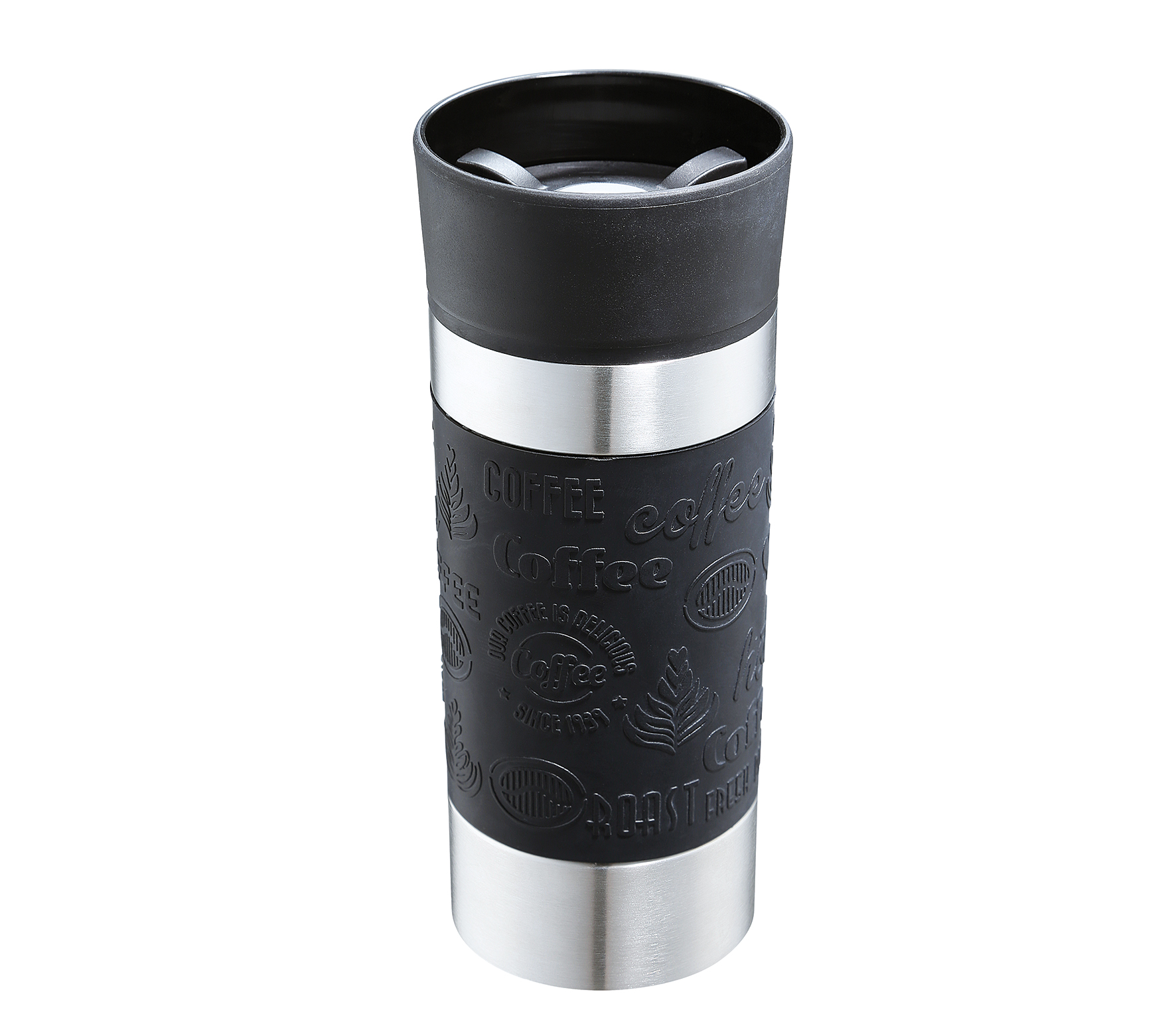 Cilio Isoliertrinkbecher VIAGGIO 360 ml schwarz  Cilio Isoliertrinkbecher VIAGGIO 360 ml schwarz