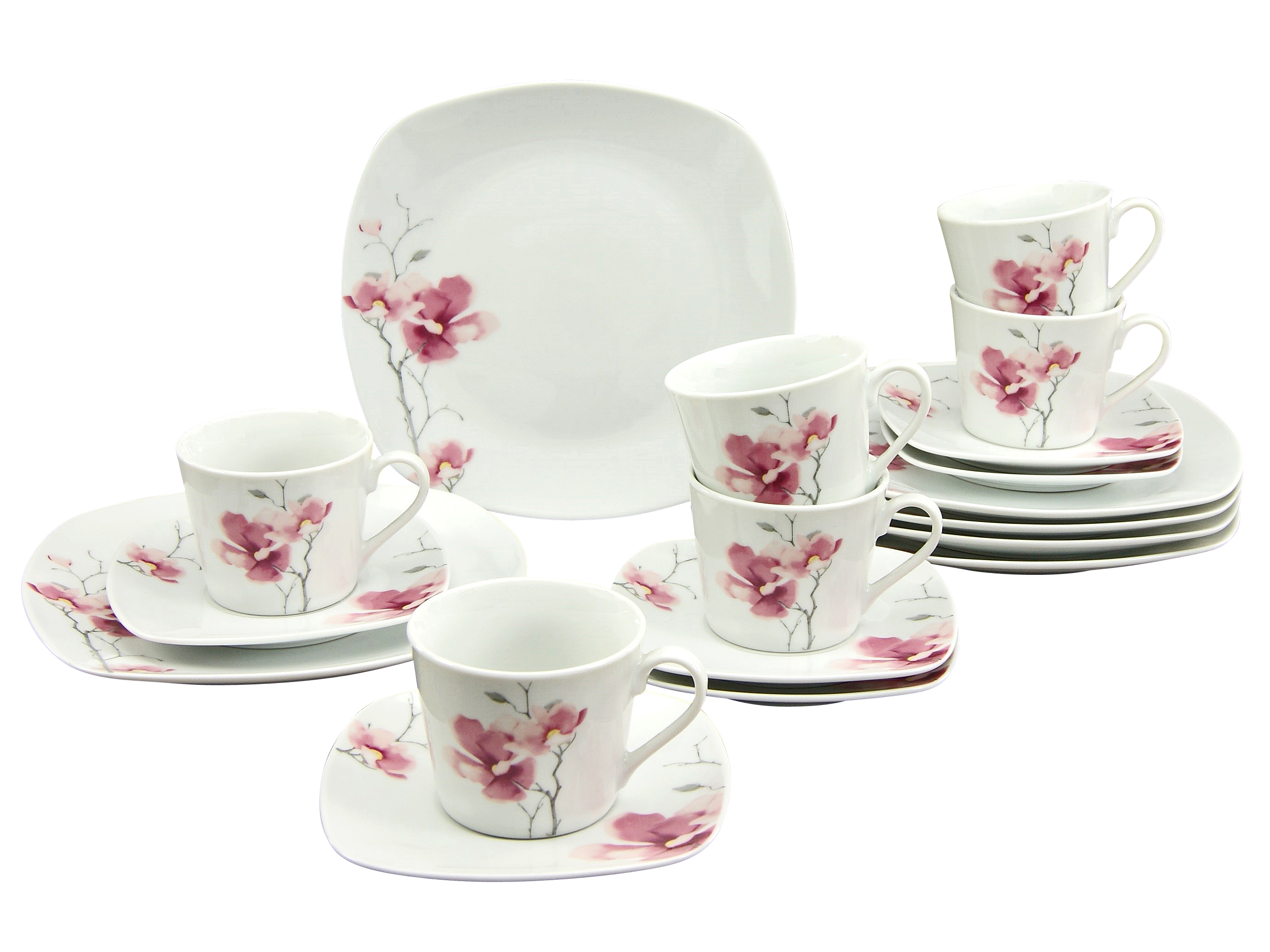 CreaTable Tafelservice Serie Amelia - Dekor Aiko CreaTable Tafelservice Serie Amelia - Dekor Aiko