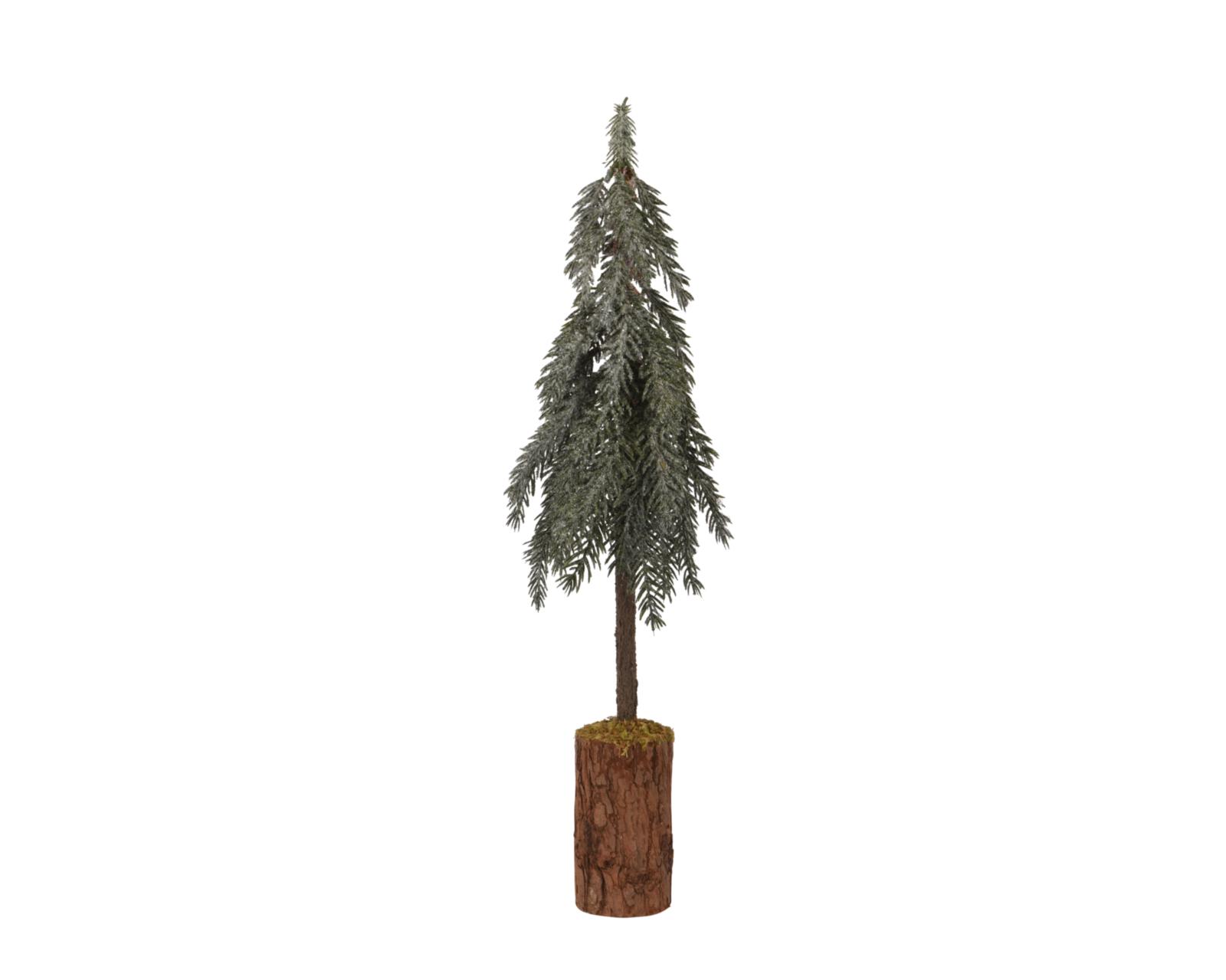 Mini-Baum grün/weiss 45 cm