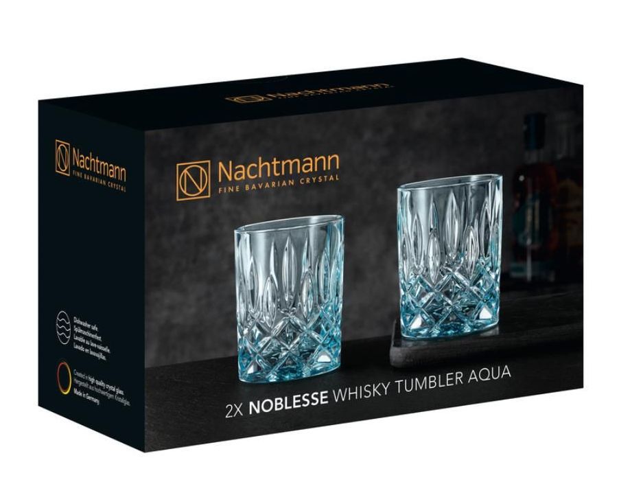 Noblesse Whiskybecher-Set Aqua, 2-teilig