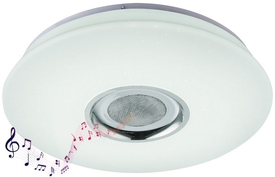 Deckenleuchte, 1-flg., 40 x 7 cm in Weiß