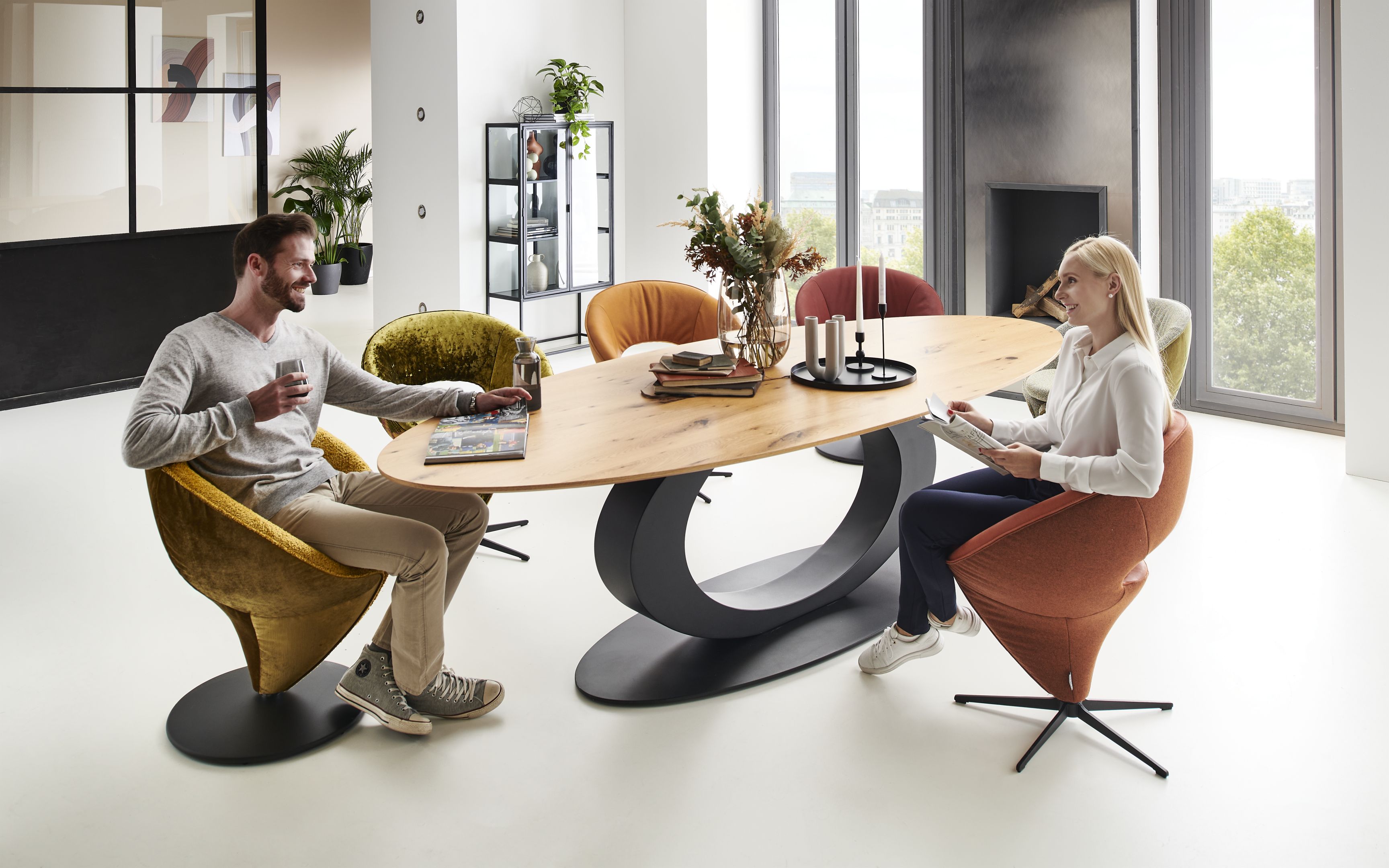 Koinor Esstisch - 120 x 76 x 275 cm