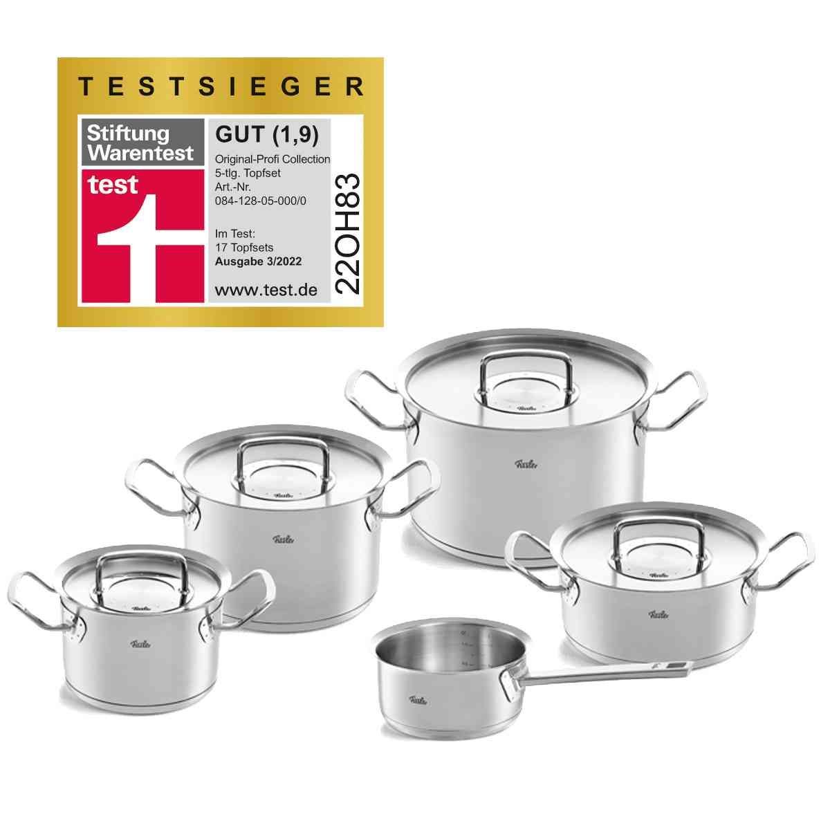 Fissler Original-Profi Collection® 5-teiliges Topfset