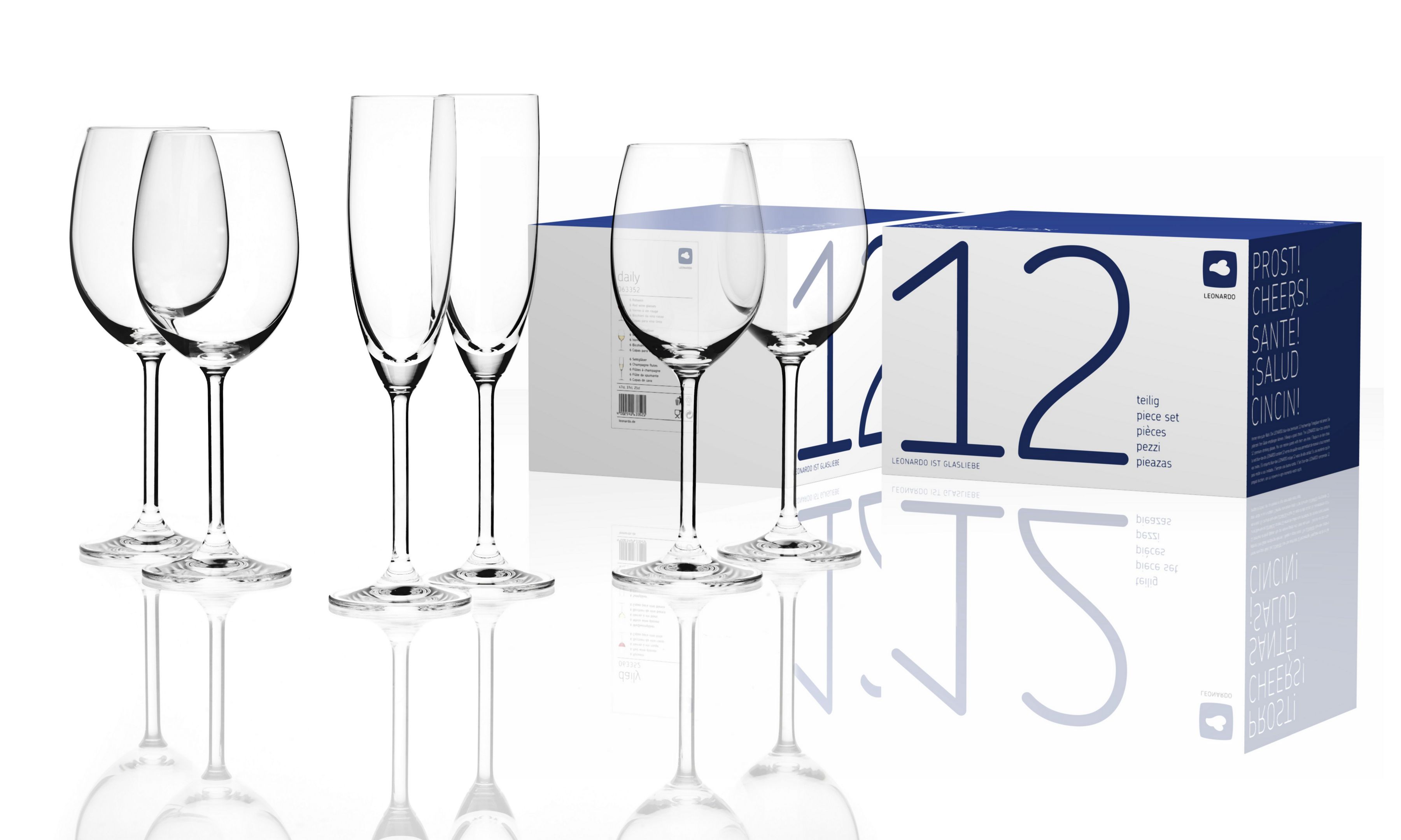 LEONARDO Kelchglas-Set "Event", 12-tlg.