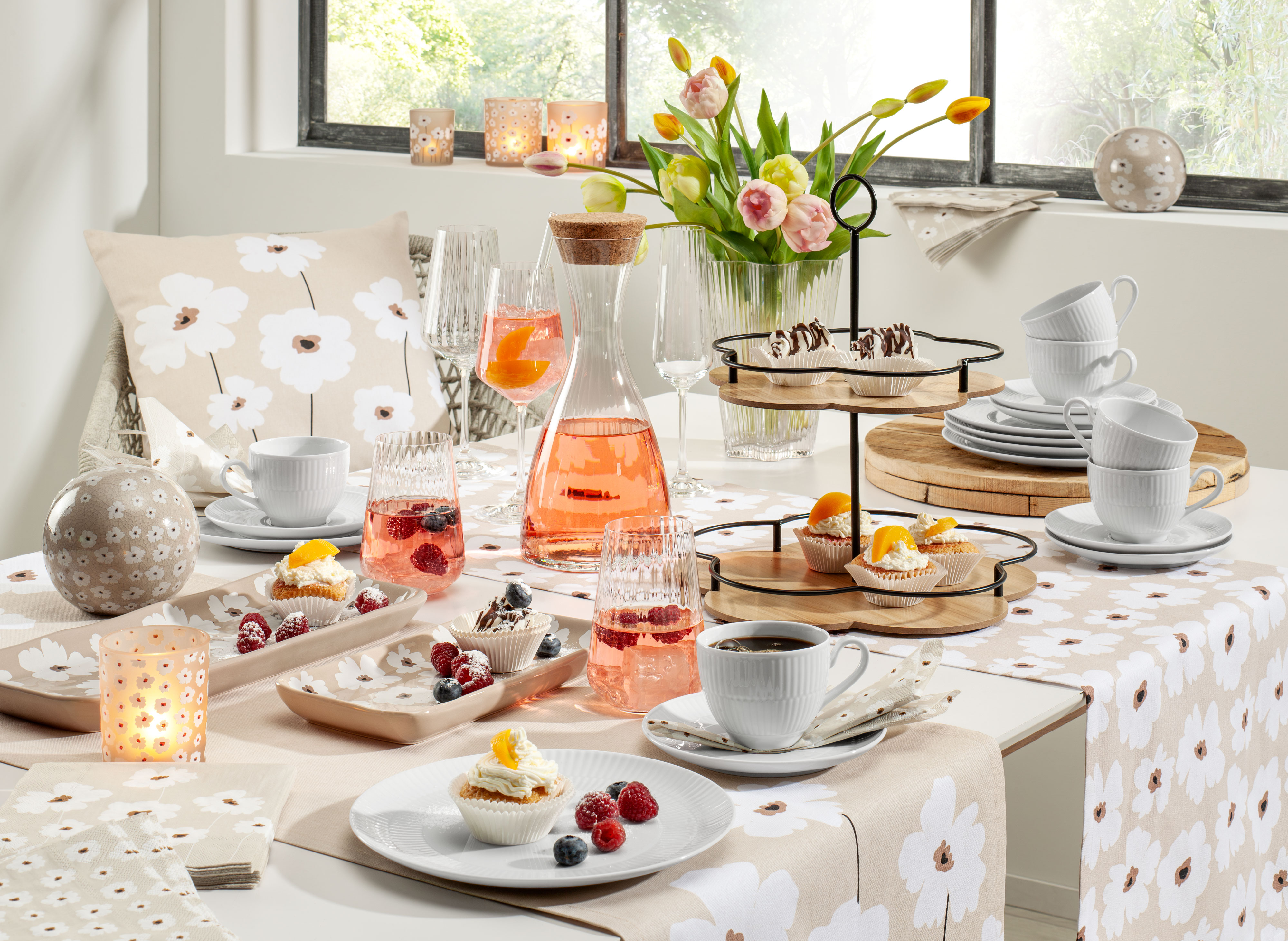 Seltmann Weiden Kaffee-Service Aminna 18-tlg., weiss