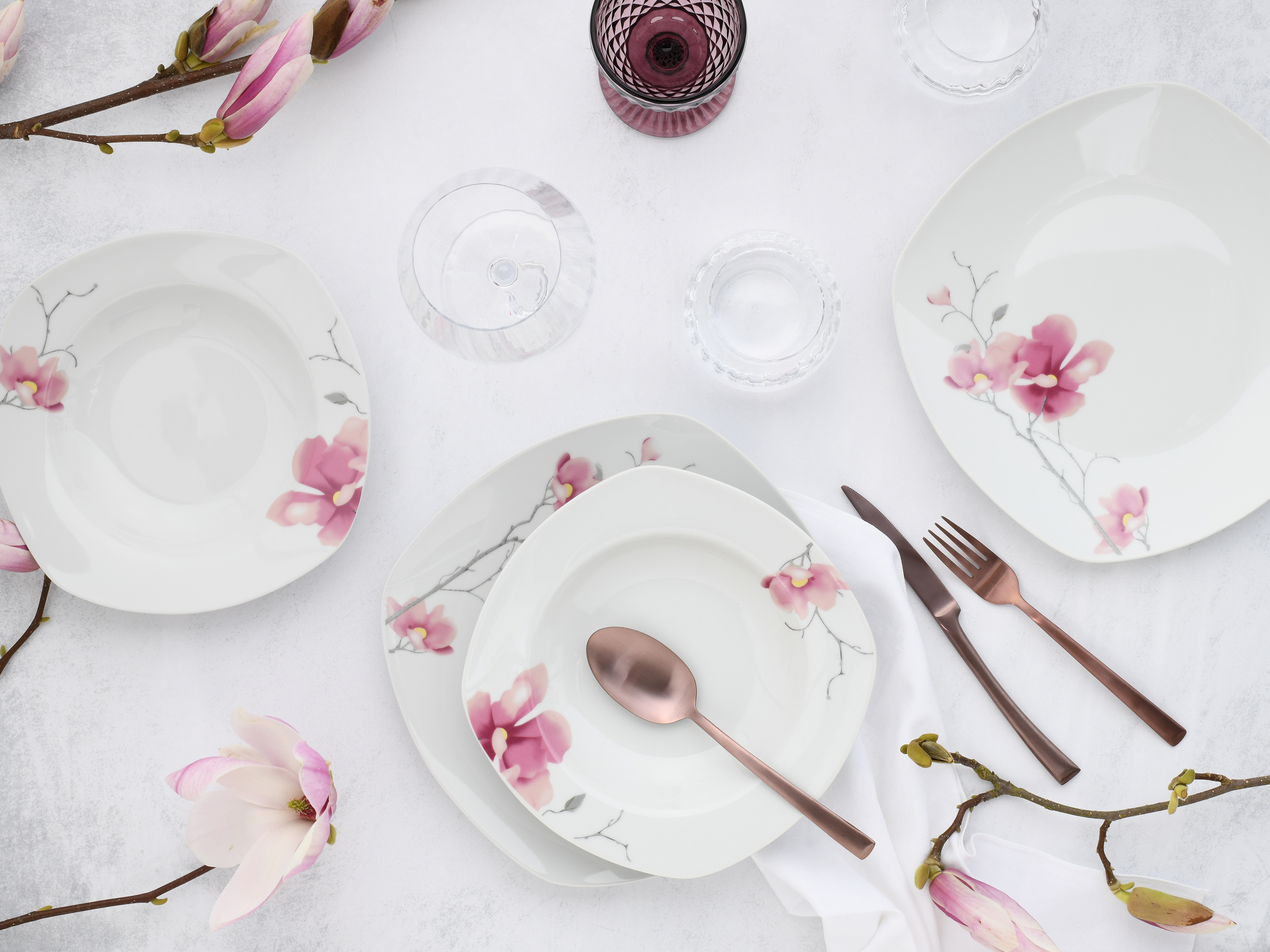 CreaTable Kaffeeservice Serie Amelie - Dekor Aiko