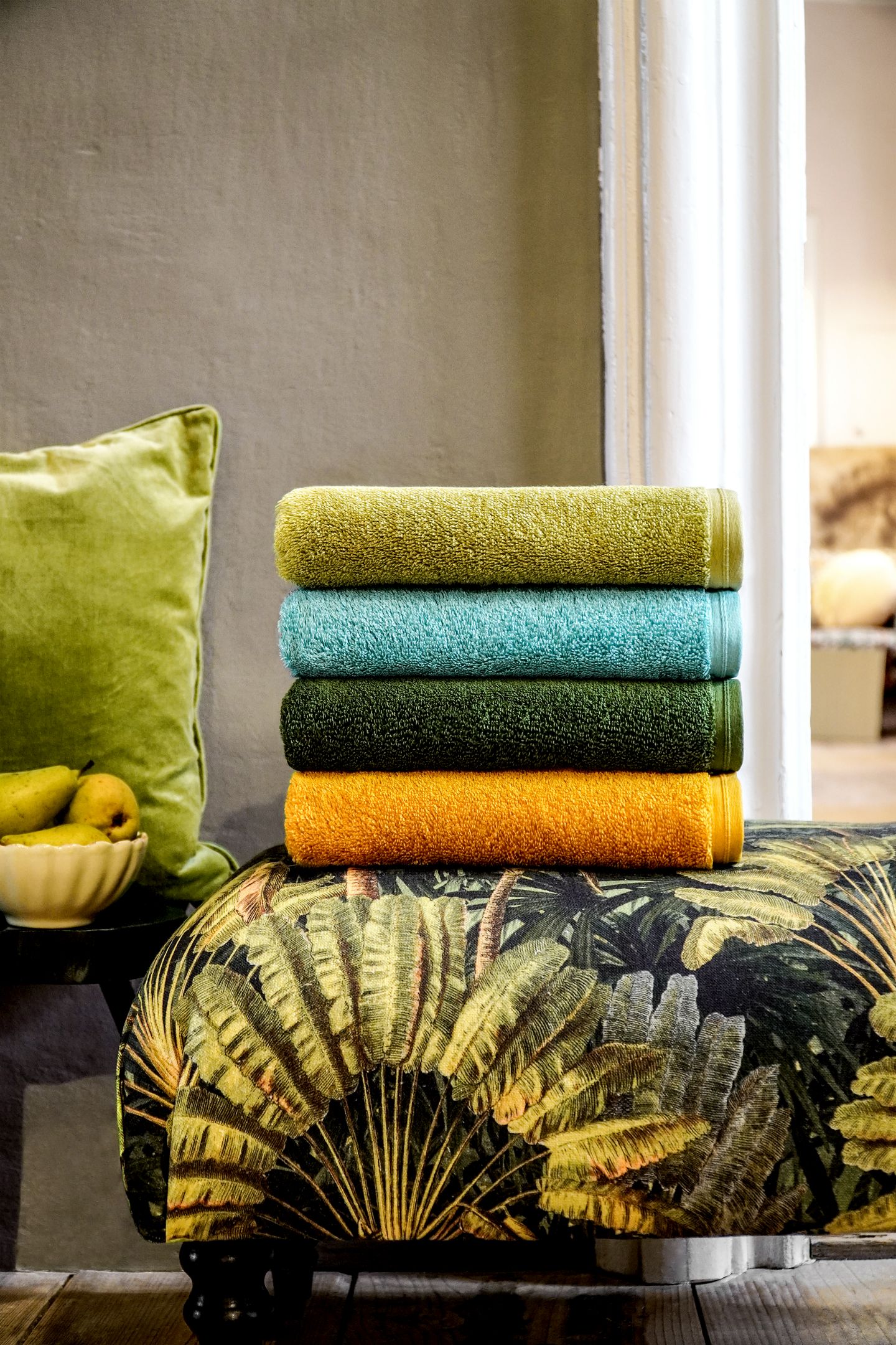 Gästehandtuch "Vegan Life" 40x60cm , skyline