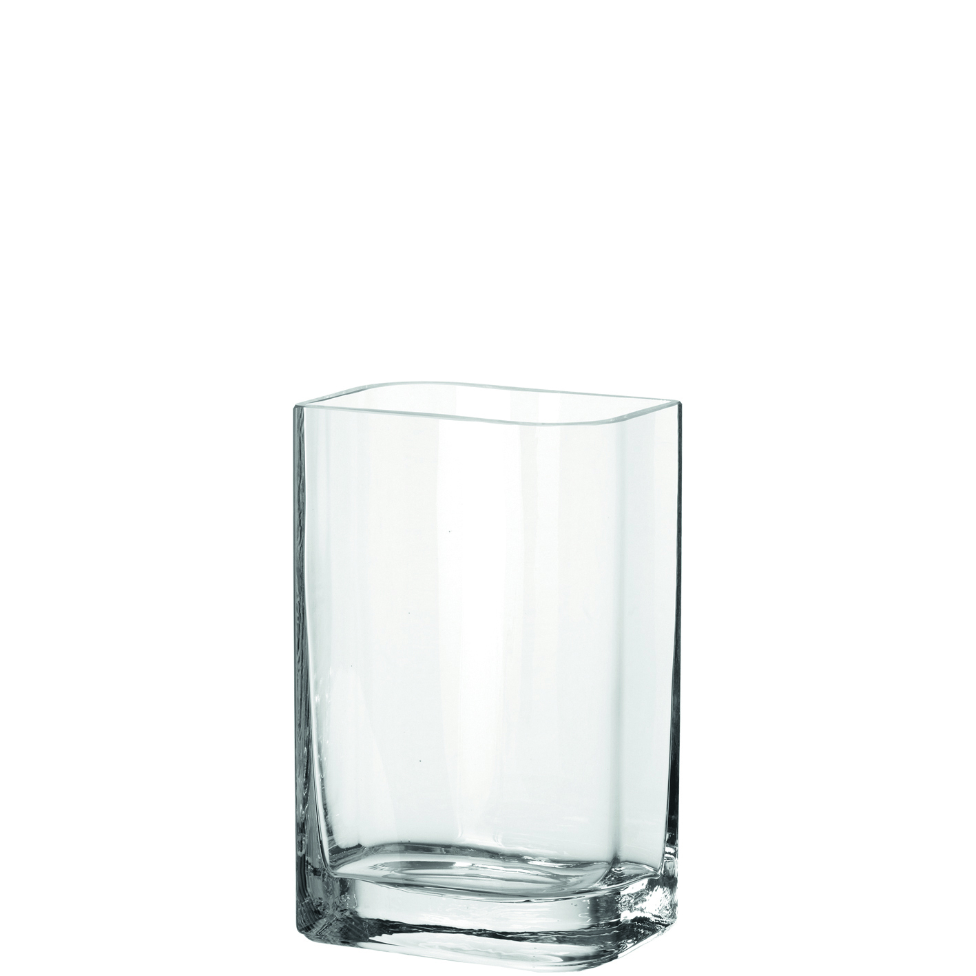 Straußvase, 25 x 15 cm in Glas