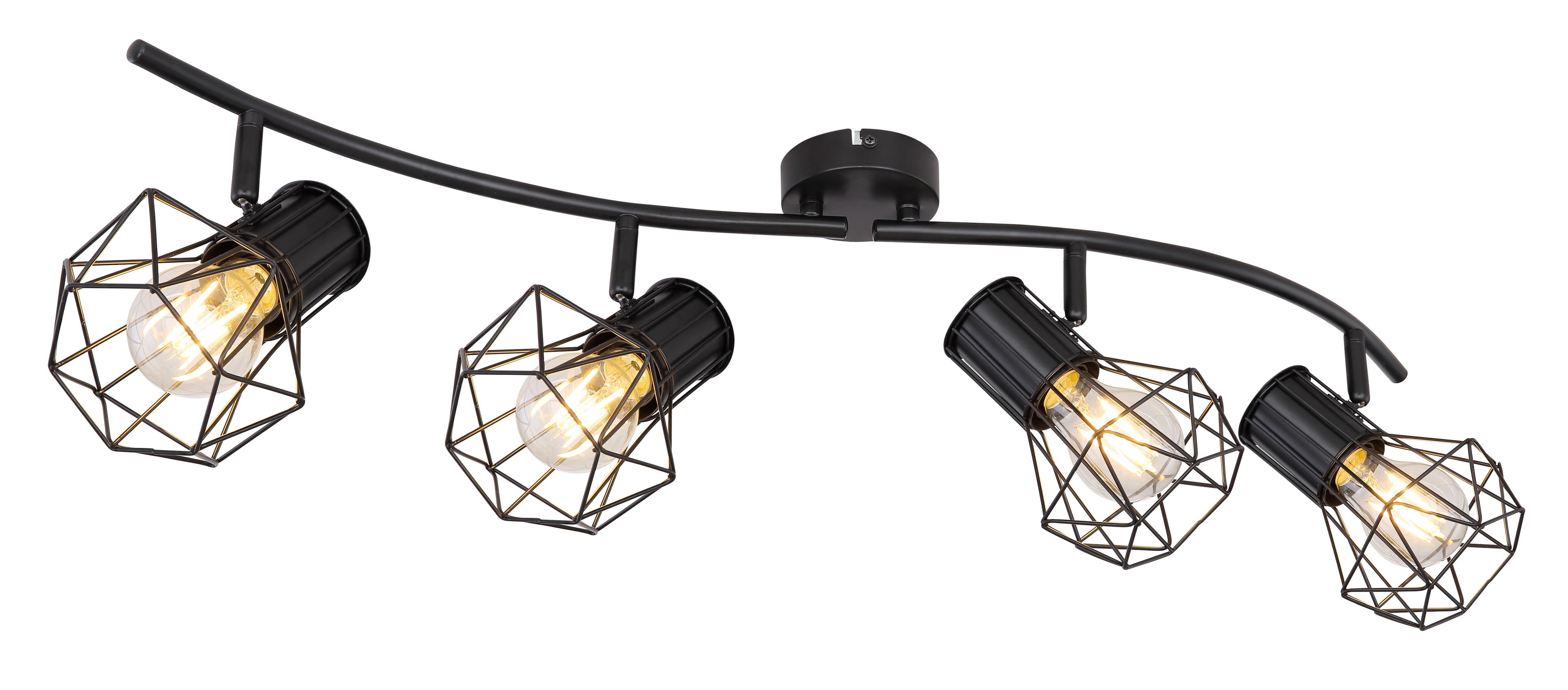 Decken-Strahler Priska, 4-flg., 22,5 x 80 x 19 cm