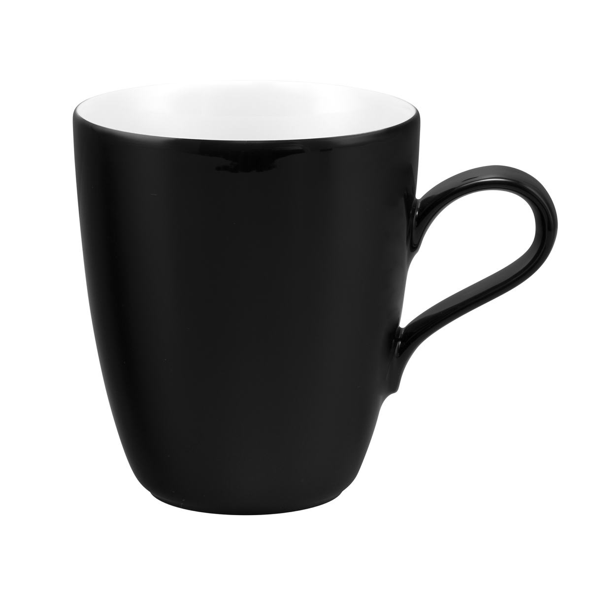 Becher mit Henkel schwarz 25677 Life Fashion glamorous black - Becher mit Henkel