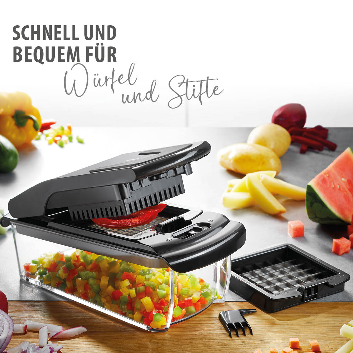 GEFU Würfel-und Stifteschneider TREPPO