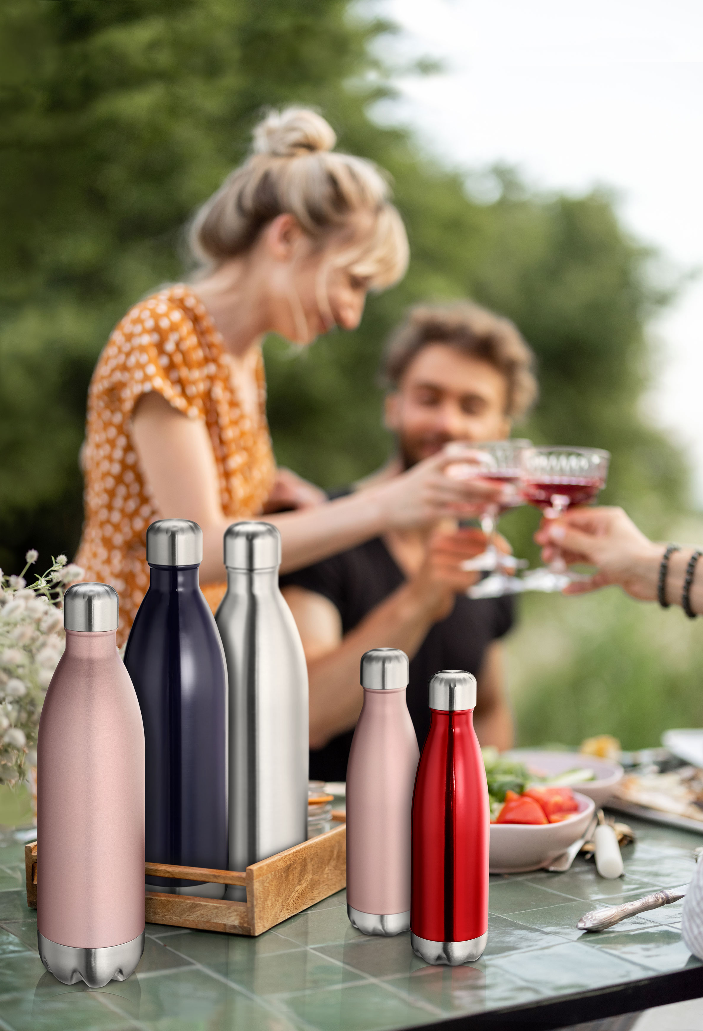CILIO Isoliertrinkflasche ELEGANTE 500 ml roségold CILIO Isoliertrinkflasche ELEGANTE 500 ml roségold